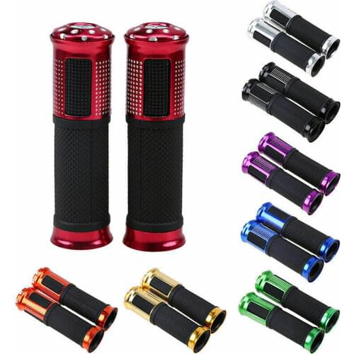 Motorcycle Universal 7/8" 22mm Handle Bar Hand Grips ATV For Suzuki Kawasaki