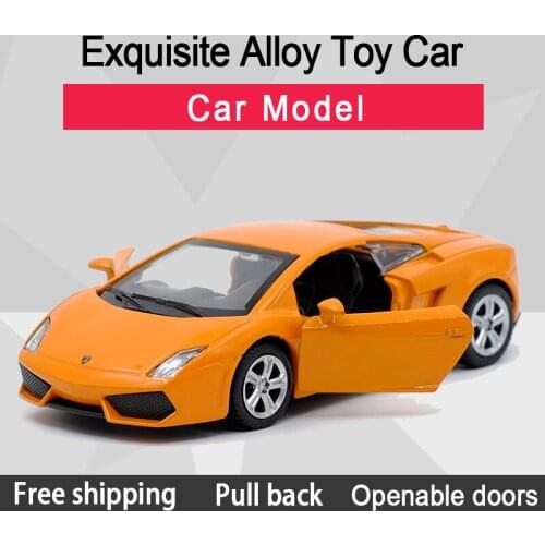 New Arrival Caipo Gallardo LP560-4 Alloy Diecast Car Model Toy With Pull Back /For Kids Gifts /Educational Toy Collection