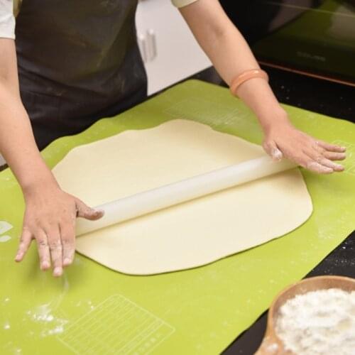 New Silicone Kitchen Kneading Dough Mat Cookie Cake Baking Mat Tools Thick Non-stick Rolling Mats Pastry Accessories Sheet Pad