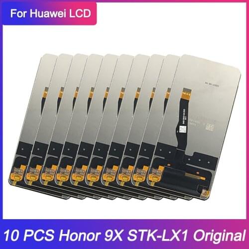 Wholesale 10 Piece/Lot For Honor 9X LCD STK-LX1 Digitizer Touch Screen For Huawei Honor 9X LCD Display Touch