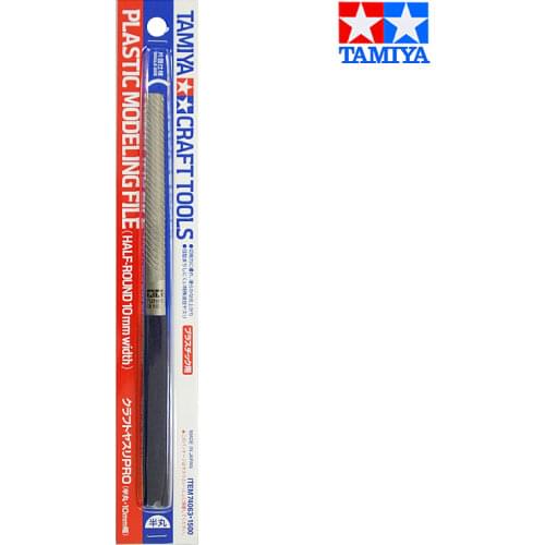 Tamiya 74063 Plastic Modeling File Pro Craft Tools (Half-round 10mm width)