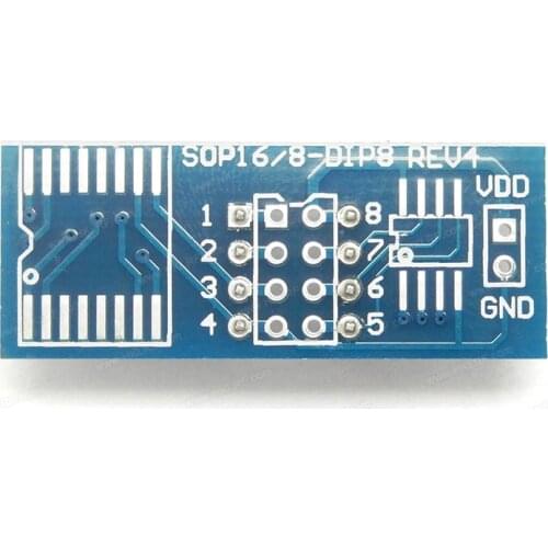 SOP16/8-DIP8 REV3 Board SOP16 SOP8 To DIP8 REV3 Board For RT809H EZP2019+ TL866ii plus Programmer