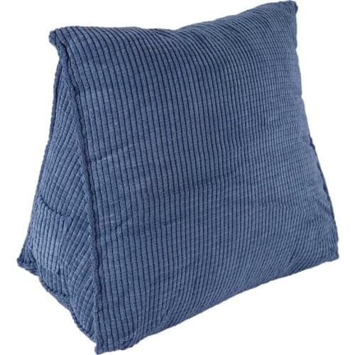 Reading Backrest Cushion Wedge Pillow Back Cushion Lumbar Pad Bed Office Chair Rest Pillow Back Support Pillow