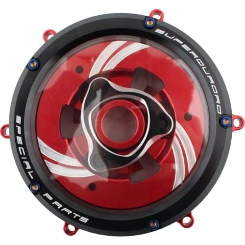 Clear Clutch Cover & Spring Retainer & Pressure Plate for Xdiavel 2019