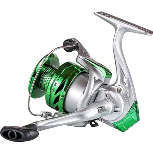 JOSBY Fishing Reel Movement Spinning Series Metal Spool Wheel For Sea Carp Electroplating Green Gold