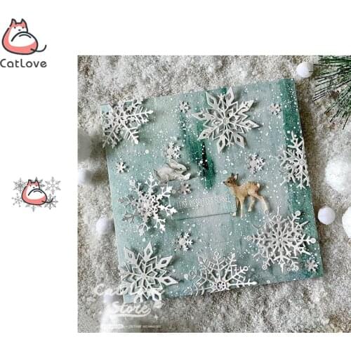 Snowflake Series Metal Cutting Dies Scrapbooking Stencil Die Cuts Card Making DIY Decorative Craft Embossing New Dies For 2019