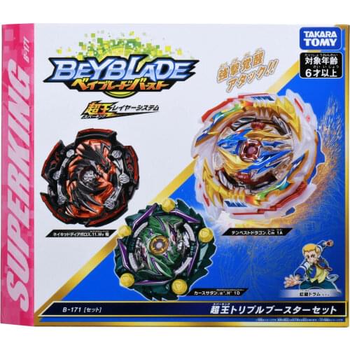 Takara Tomy Beyblade Burst Superking B-171 Superking Triple Booster Set