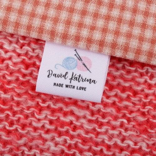 Custom Fabric Labels, Personalized, Fabric Labels Sew-on, Custom Design, Name Custom, Colorfast, 100% Cotton(MD2083)