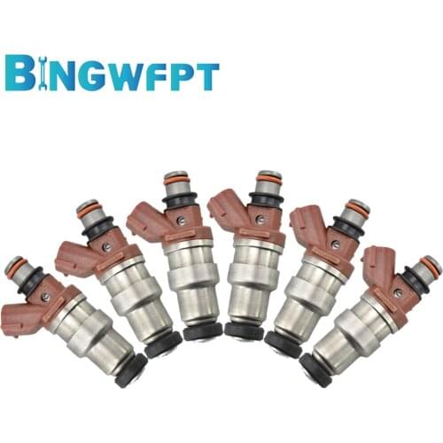 6pcs/lot Fuel Injectors for Toyota 1MZFE 2MZFE Engine (AY-RK134) OEM 23250-11070 23209-11070