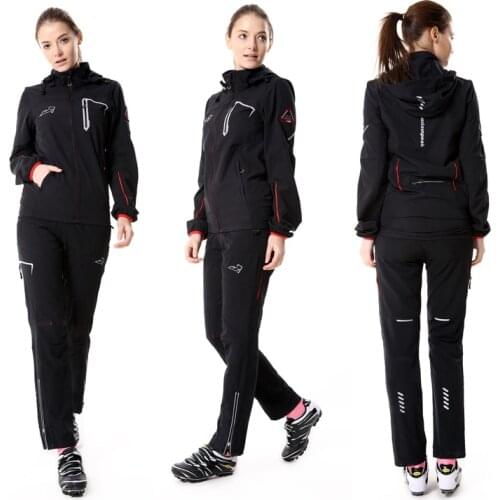 Cycling setsA Bike Waterproof jacket long sleeve bike riding coat pants set men&women Spring&Autumn rainproof windproof breath