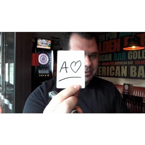 VISION (Gimmick and Online Instruct) by Mickael Chatelain,Card Magic Trick,Street,Illusion,Close up magia,toys