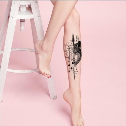 Waterproof Temporary Tattoo Sticker Compass Rose Vine Dragon Flash Tattoos Body Art Arm Fake Tattoo Women Men T1798