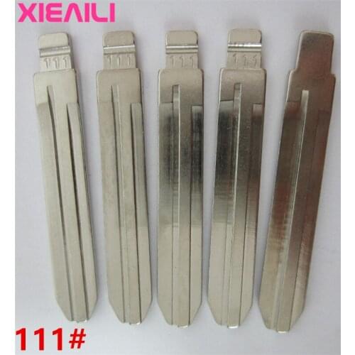XIEAILI 20Pcs 111# Metal Blank Uncut Flip KD Remote Key Blade For Subaru S378