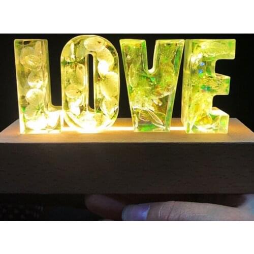 Jewelry Pendant Alphabet Epoxy Resin Mould 26 English Letter Silicone Mold Keychain Pendant for Birthday Home Decoration