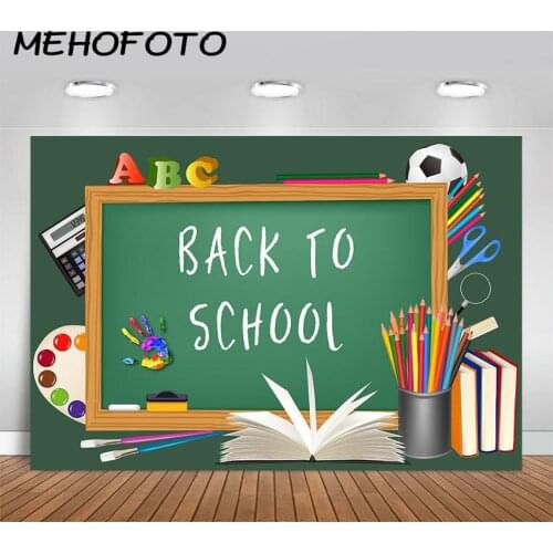 Back to School Photography Backdrop Chalkboard Children Kid Back to School Party Backdrops Photo Studio Photobooth Background