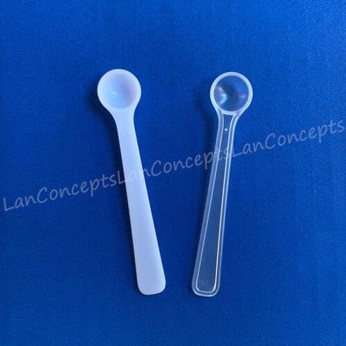 0.15 gram Tiny Measure Spoons 150mg Micro Spoon 0.3ML Plastic Measuring Scoop 0.15g Scoops - 1000pcs/lot Free shipping