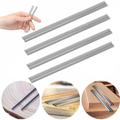 4Pcs Wood Planer Blade Reversible Blade Knives 102*5.5*1.1mm Woodworking Tool For AEG ATLAS-COPCO EH102 HB750 HBE800