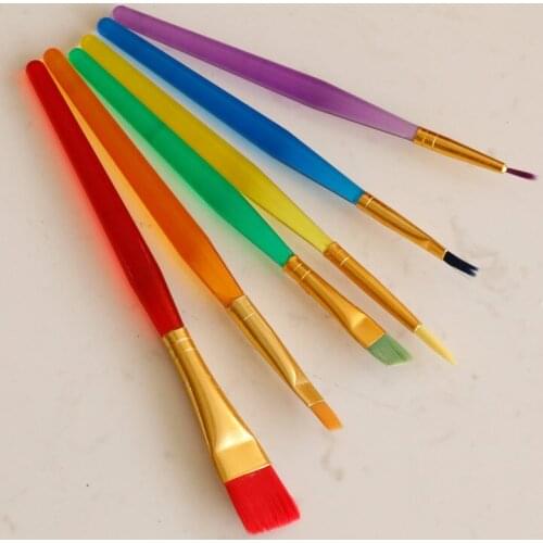 6 Pcs DIY Tool Pen Set Cake Icing Decorating Fine Painting Brush Fondant Dusting Sugar Craft