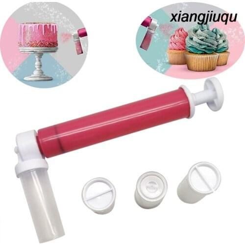 Baking Accessories Manual Spray Gun Cake Coloring Duster Cake Spray Tube Dessert Decoration Tool