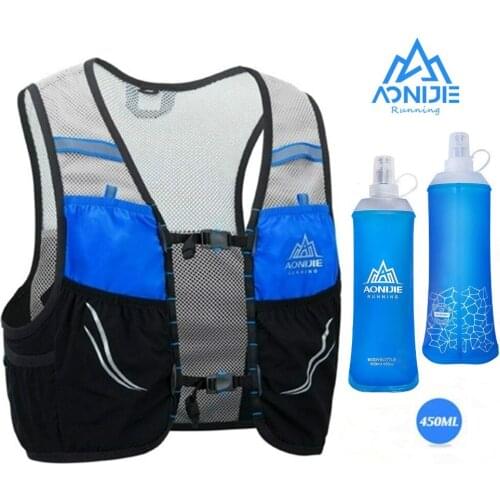 AONIJIE C932 2.5L Lightweight Hydration Vest Ultralight Trail Running Backpack Outdoor Sports Bag Hiking Marathon Pack 450ml