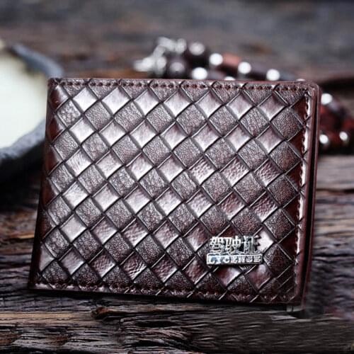 Auto Drivers License Bag PU Leather Cover Woven Pattern Car Driving License Card Holder Document Bag Wallet Credit Card Case