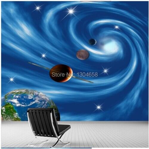 Free shipping custom modern 3D sofa in the living room bedroom TV setting wall mural wallpaper universe