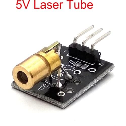 Smart Electronics New KY-008 3pin 650nm Red Laser Transmitter Dot Diode Copper Head Module for Arduino AVR PIC DIY