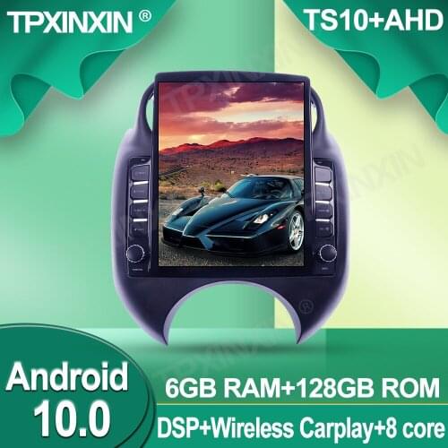 For Nissan Macth 2010-2016 Android 10 128G Wireless Carplay Touch screen Stereo Receiver Car GPS Navigation Radio player Radio