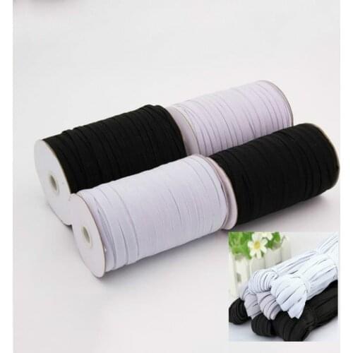 5yards/Lot 3/6/9/12mm High-Elastic Sewing Elastic Ribbon Elastic Spandex Band Trim Sewing Fabric DIY Rope Garment Accessories