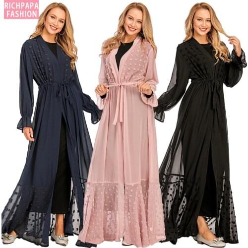 Aid Mubarak Kaftans Dubai Abaya Kimono Cardigan Muslim Hijab Dress Islam Clothing Caftan Turkey Robe Musulman Abayas For Women