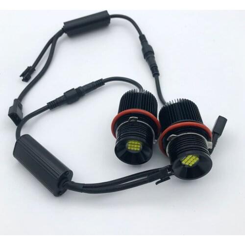 2pcs 60w LED Angle Eyes White HALO Ring Light Bulb For BMW 525i 530i xi 545i E39 E53 E60 E61 E63 E65 E66 E87 X3 M5 X5