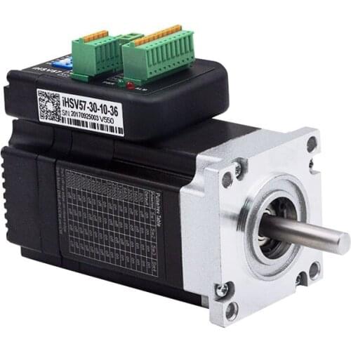 All in one 3000rpm Size 57mm 100W 36V 2 Phase nema 23 integrated Servo Motor with drive