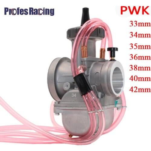 ProfesRacing Motorcycle Carburetor 4T engine 42 33 35 36 38 40 34mm carburetor PWK Carburetor Used at Off-Road Motor