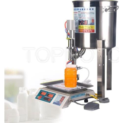 2021 New Automatic Weighing Liquid Filling Machine Small Household Honey Filling Honey Machine