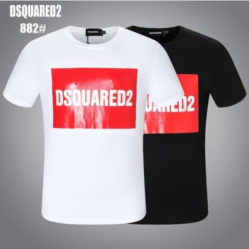 2021 New Genuine Classic Dsquared2-T-Shirt Women/Men Fashion Pure Cotton Casual Short Sleeve Round Neck T-Shirt