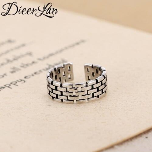 New Arrivals Silver Color Width Rings for Women Adjustable Size Ring Fashion