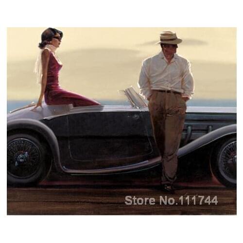 Office art Coastal Drive by Brent Lynch Canvas oil Painting High quality Hand painted