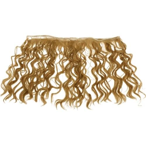 3x18x100cm DIY Curly Hair Wig for 1/3 1/4 1/6 BJD SD Dolls Make Up Pattern 15