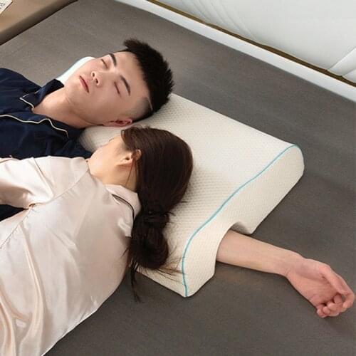 Couples Pillow Arched Cuddle Pillow with Slow Rebound Memory Foam for Arm Rest Hand Pillow STTA889