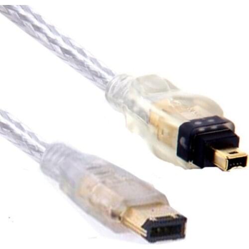 IEEE 1394 Firewire iLink 6-4 Pin DV Video Cable/Cord/Lead For Sony Camcorder DCR-TRV340/e DCR-VX2000/e
