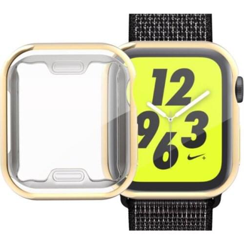 TPU Protective Case Shell Frame For Iwatch Apple Watch Series 2/3/4/5/6/SE 38mm 42mm 40mm 44mm Screen Protector Glass Cover
