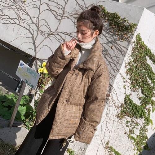 Female Short Paragraph New Korean Version Loose Bread Clothes Thick Winter Cotton Coat