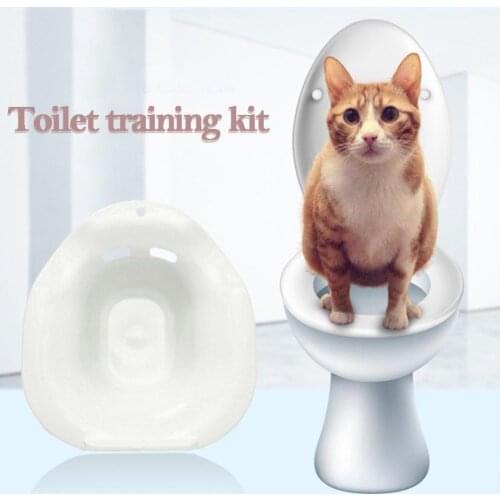 1Pcs Cat Toilet Training Urinal Litter Potty Toilet Training Supplies