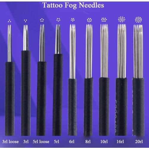 10pcs 0.35mm Microblading Needles 3rl 5rl 6rl 8rl Disposable Eyebrow Tattoo Blade for Permanent Makeup Embroidery Manual Pen
