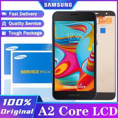 100% Original for Samsung Galaxy A2 Core for Samsung A260 LCD SM-A260F/DS A260F A260G Display Touch Screen Digitizer Assembly