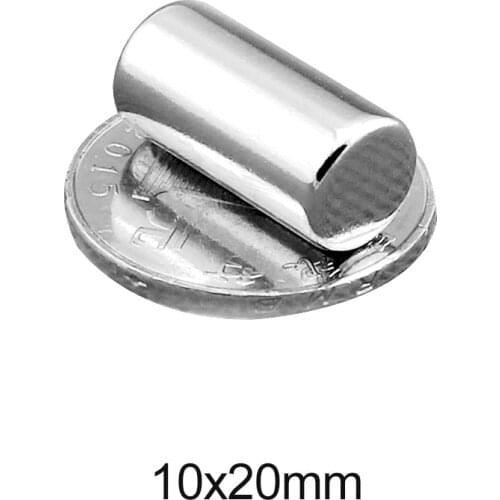 2/5/10/20/30/40PCS 10x20 Strong Powerful Magnetic Magnets N35 Thick Permanent Magnets 10x20mm Round Neodymium Magnet 10*20 mm