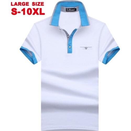 2021 New Lapel Short Sleeve Mens T-shirt Cotton Business Size Mens Half Sleeve Solid Color Pocket Polo Shirt