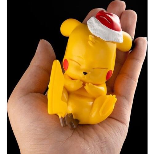 Pokémon Anime Action Figures Kawaii Pikachu Fidget Toys Antistress Doll For Children Pop It Anti Stress My Hero Academia