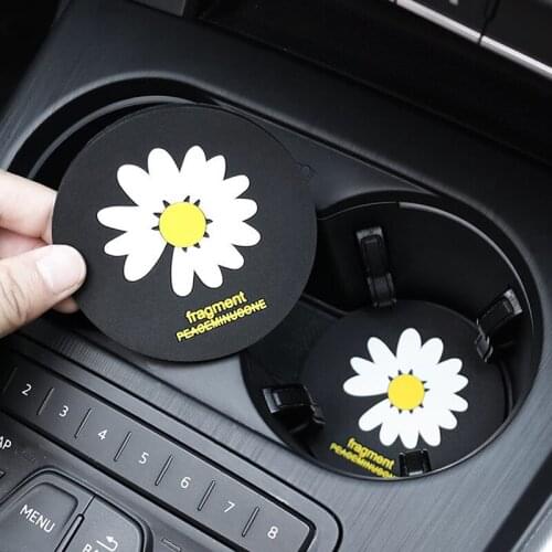 10-20Pcs Car Water Cup Bottle Holder Anti-slip Pad Mat Silica Gel For Kia Dodge Toyota Honda BMW Audi auto accessories