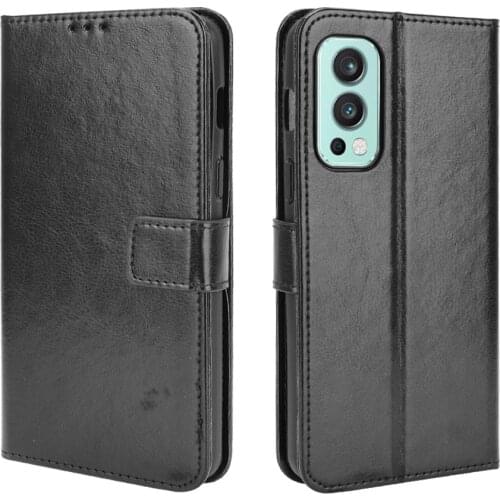 For OnePlus Nord 2 5G Case Luxury Leather Flip Wallet Phone Case For OnePlus Nord 2 5G Case Stand Function Card Holder 6.43"